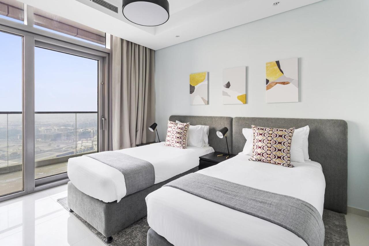 Aliving Luxury 2Br With Infinity Pool At Paramount Hotel Midtown Close To Dubai Mall & Burj Khalifa Dış mekan fotoğraf